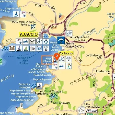 Apartmán Joli Maisonnette A 100m De La Porticcio (Corsica)